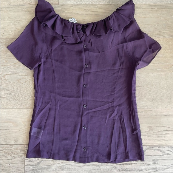 Wilfred Silk Ruffle Blouse - Picture 4 of 7